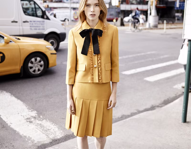 Gucci Pussy-bow Silk and Wool-blend Crepe Jacket