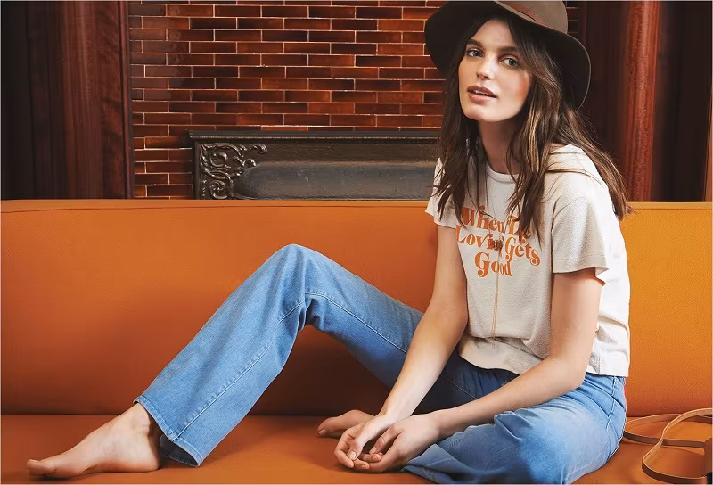 MOTHER Crop Goodie Goodie Tee