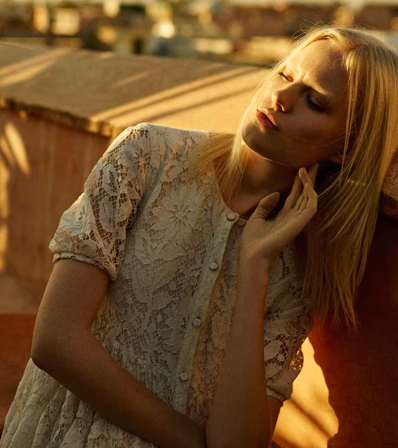 Saint Laurent Lace Dress