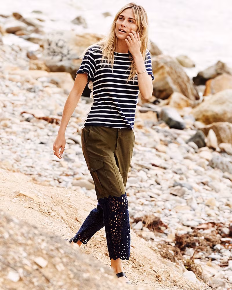 Sea Lace Combo Cargo Pants