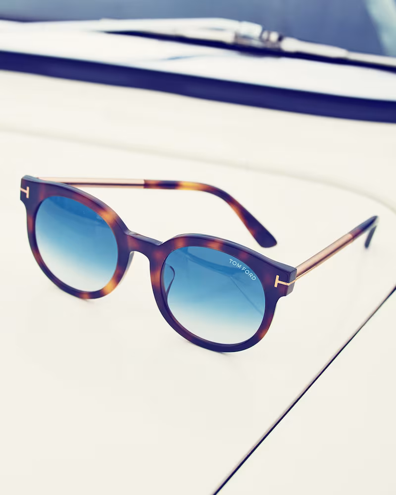 TOM FORD Janina Peaked Sunglasses