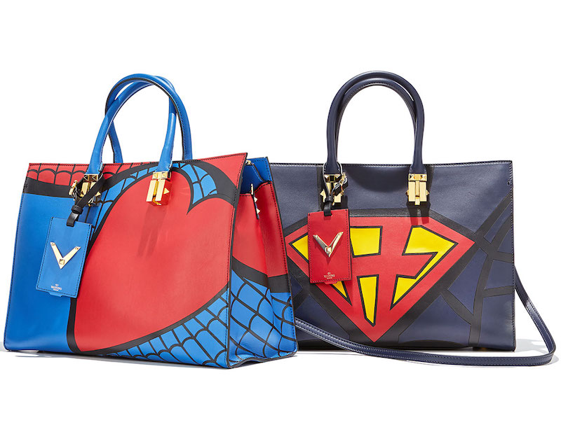 Valentino Superhero Spiderman Tote Bag