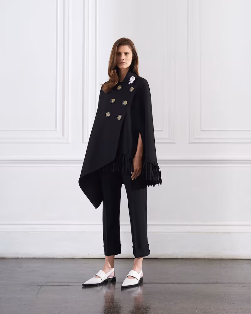 Victoria Beckham Tassel Cape