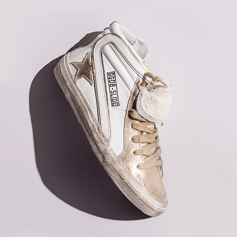 Golden Goose Leather Slide Sneakers