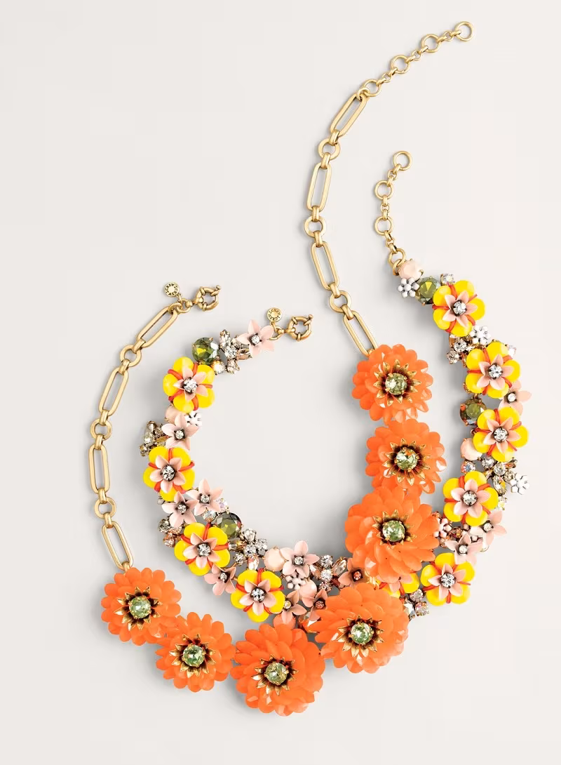 J.Crew Zinnia crystal necklace