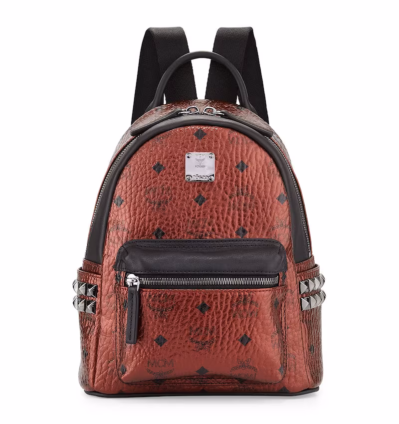 MCM Stark Side Stud Mini Backpack