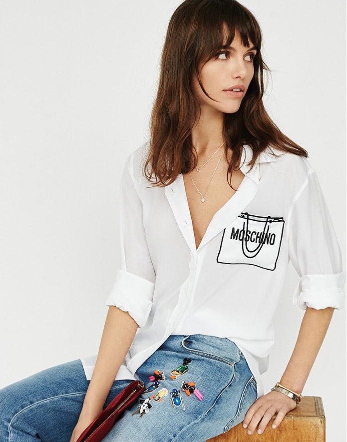 Moschino Long Sleeve Button Down
