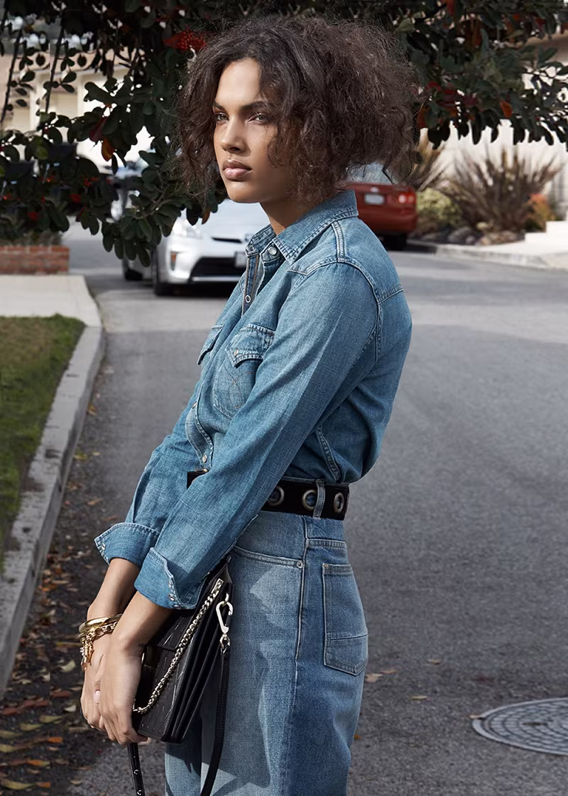 Saint Laurent Western Denim Shirt