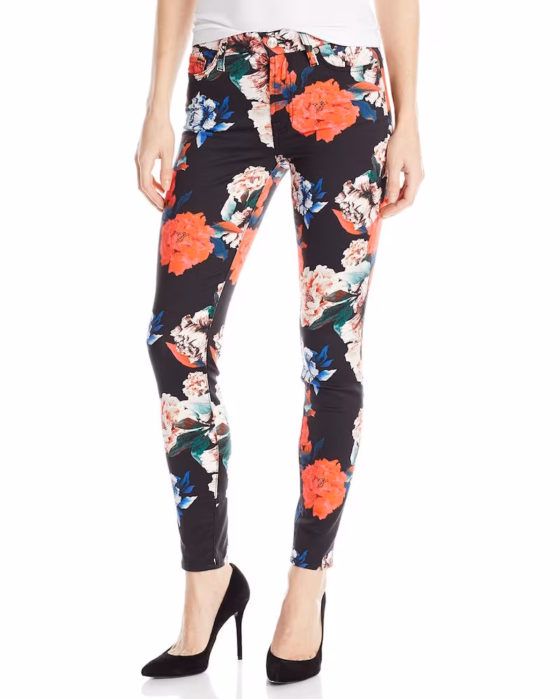 7 For All Mankind The Mid Rise Ankle Skinny