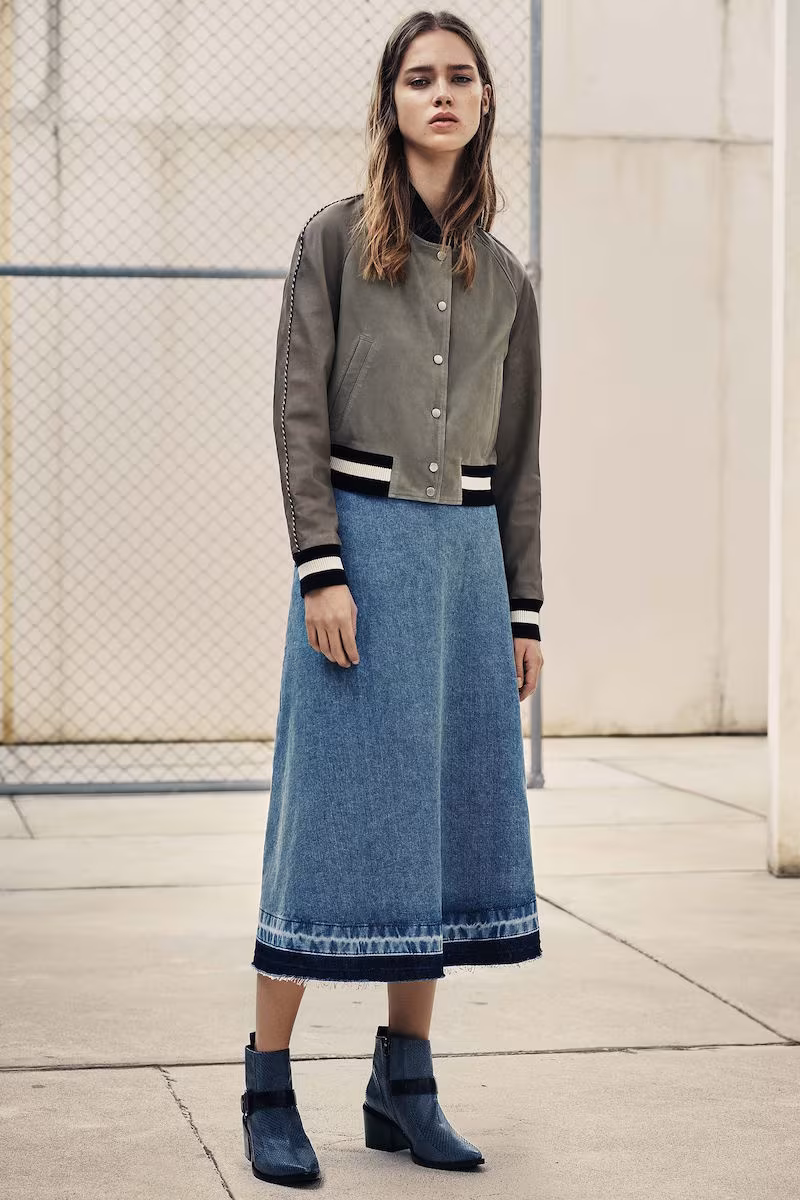 AllSaints Sina Long Skirt