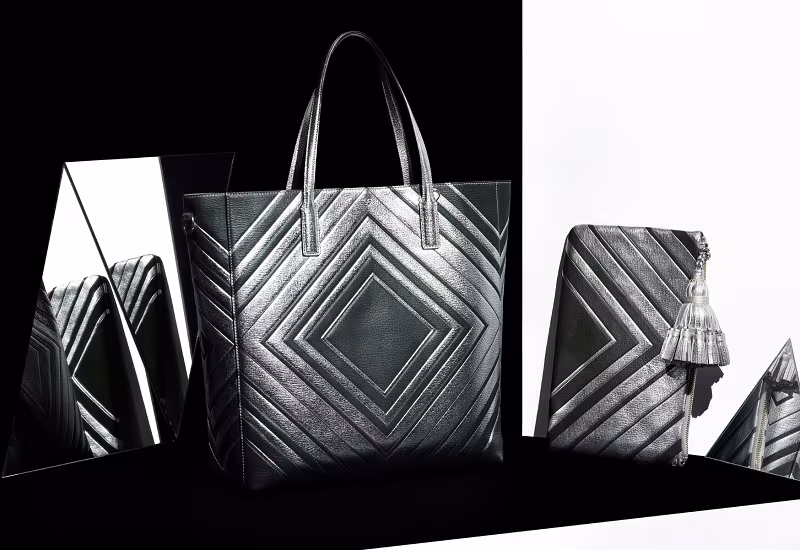 Anya Hindmarch Diamonds Featherweight Ebury leather tote