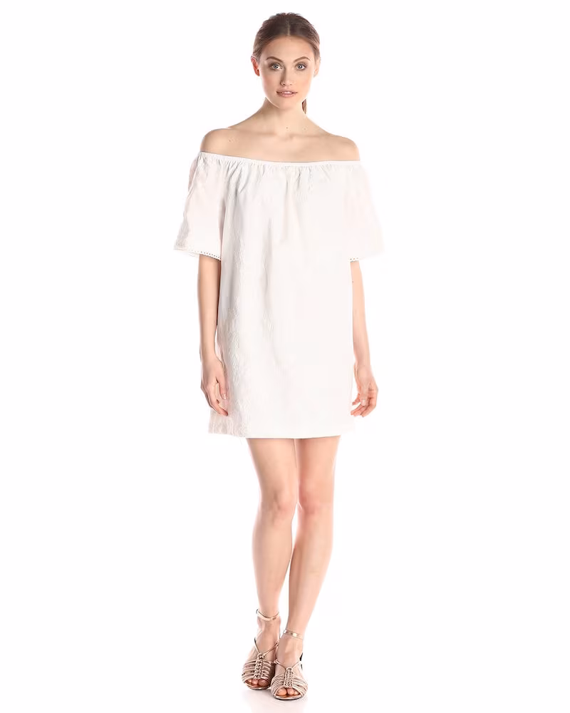 BB Dakota Manda Floral-Pattern Off-The-Shoulder Dress
