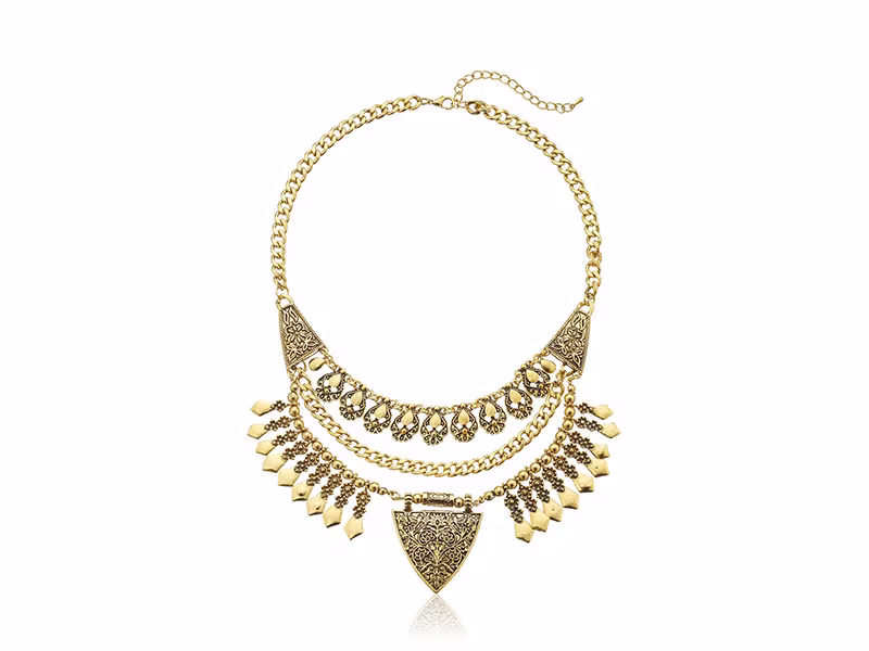 Elise M Constance Gold Necklace