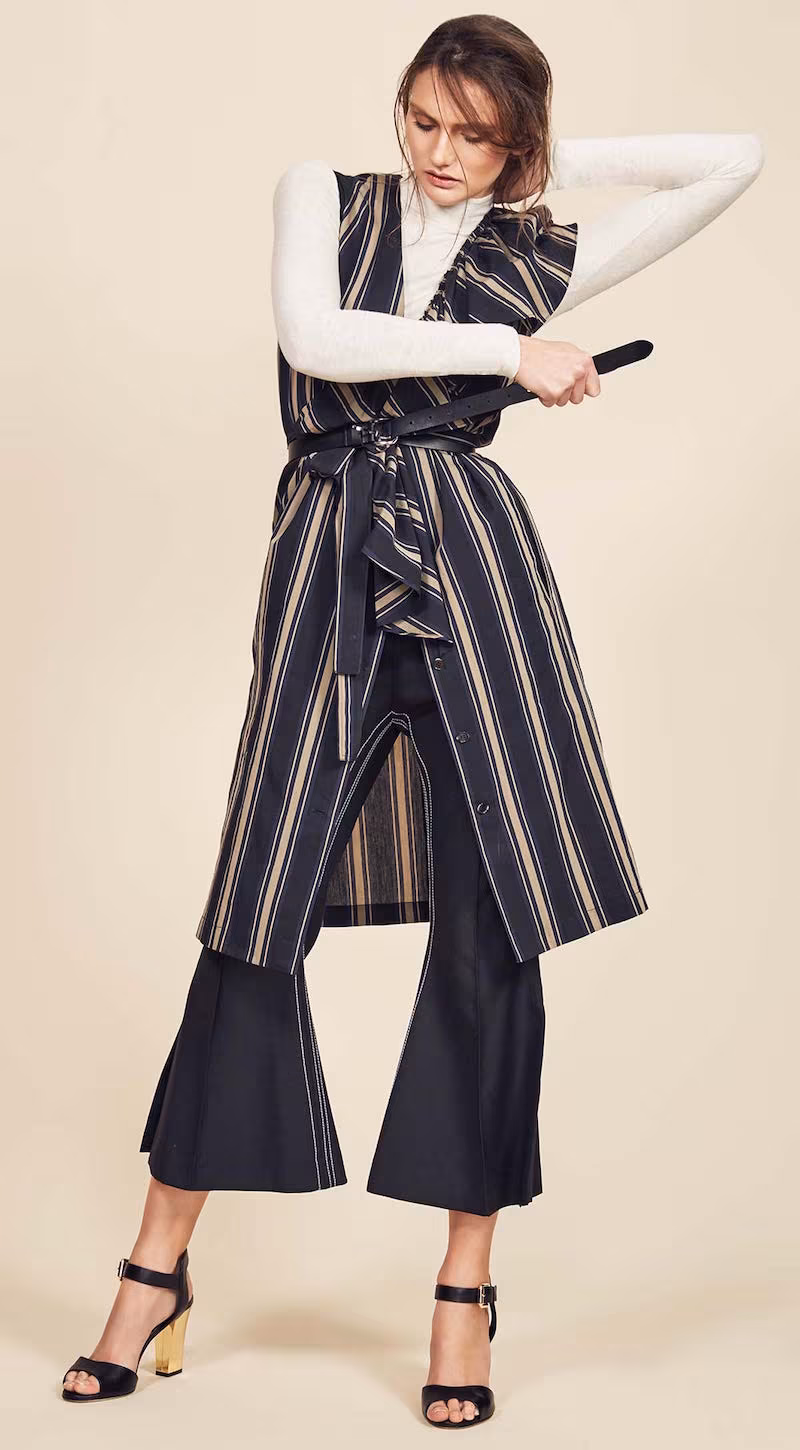 Giuseppe Zanotti Black Leather Sandals With Gold Heel