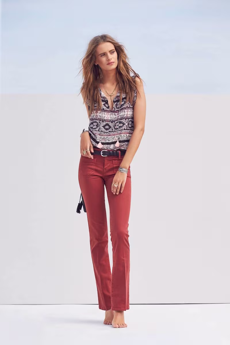 Gypsy 05 Balboa Ruffle Cami with Neck Tie