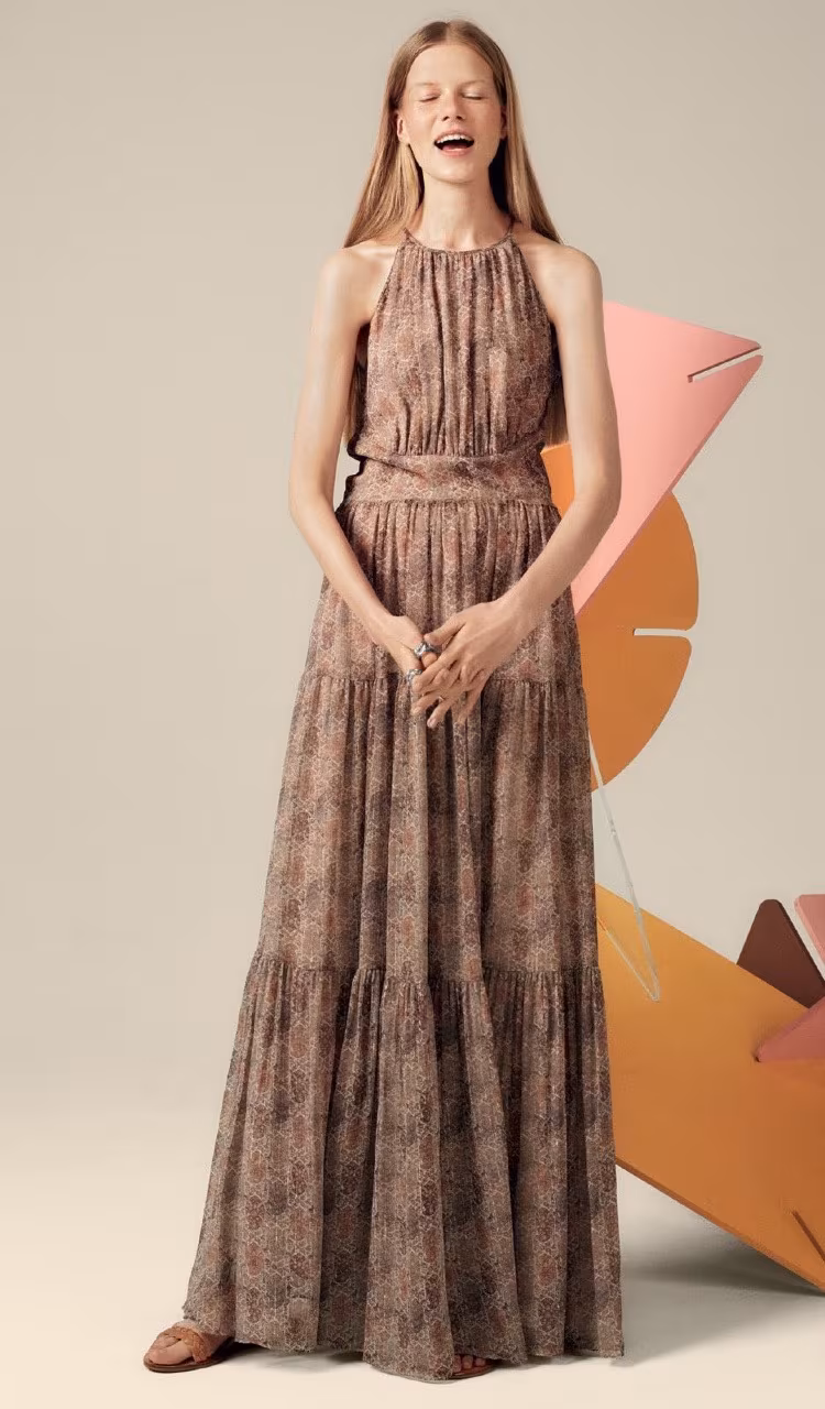 L'Agence Penelope Maxi Dress