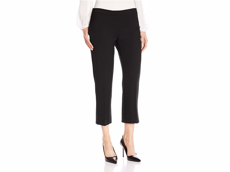 Lark & Ro Straight Cropped Pant