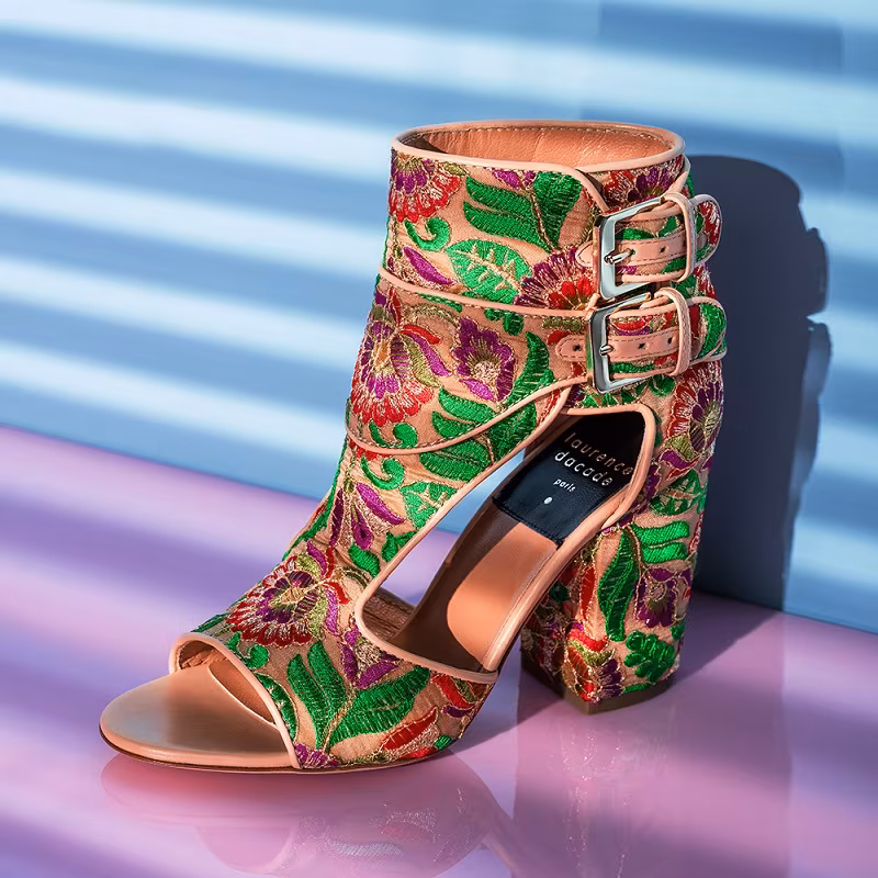 Laurence Dacade Bohemian Rush Embroidered Heels