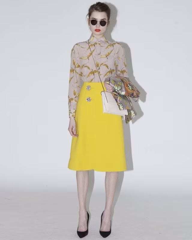 Marni Thick A-Line Skirt