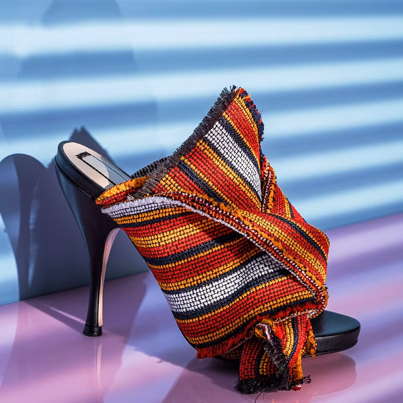 No. 21 Knot Front Mule