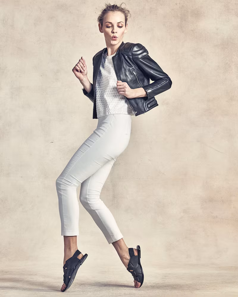 Rag & Bone Astor Leather Zip-Front Jacket