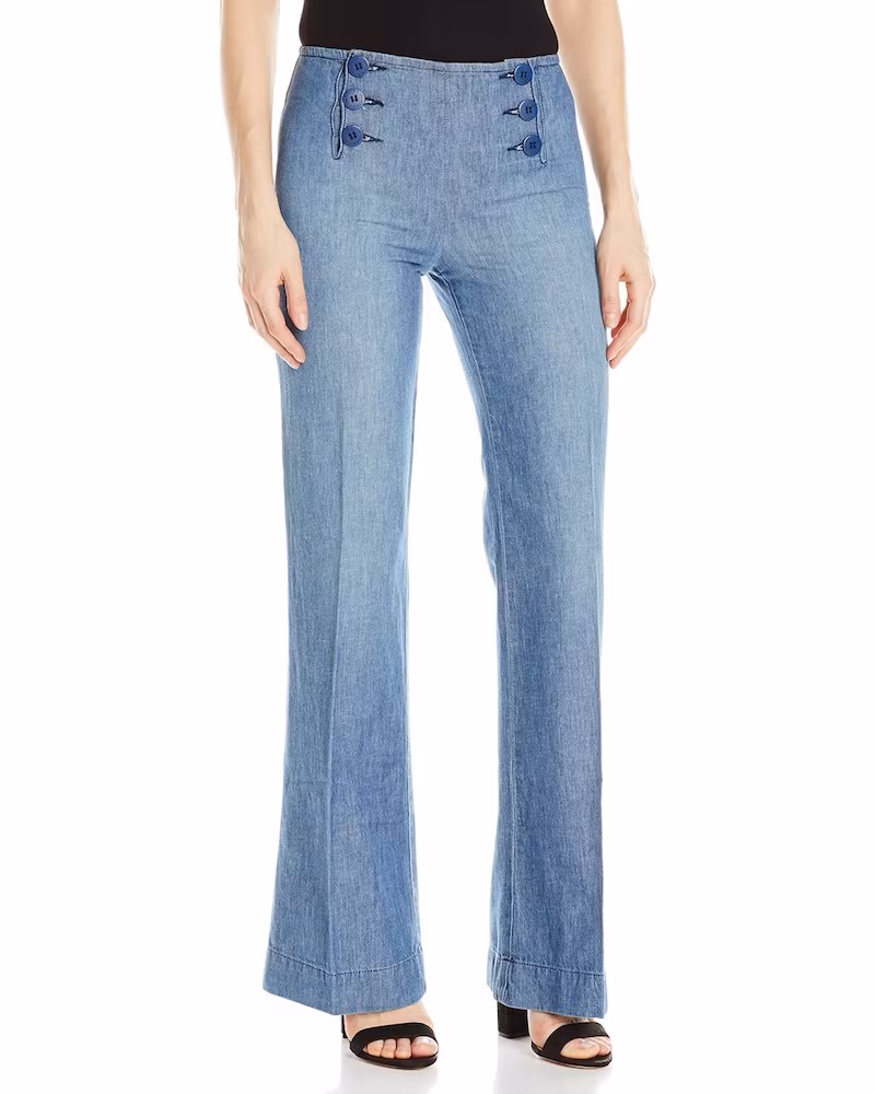 Sanctuary Clothing Wide Leg Linen Sailor Pant