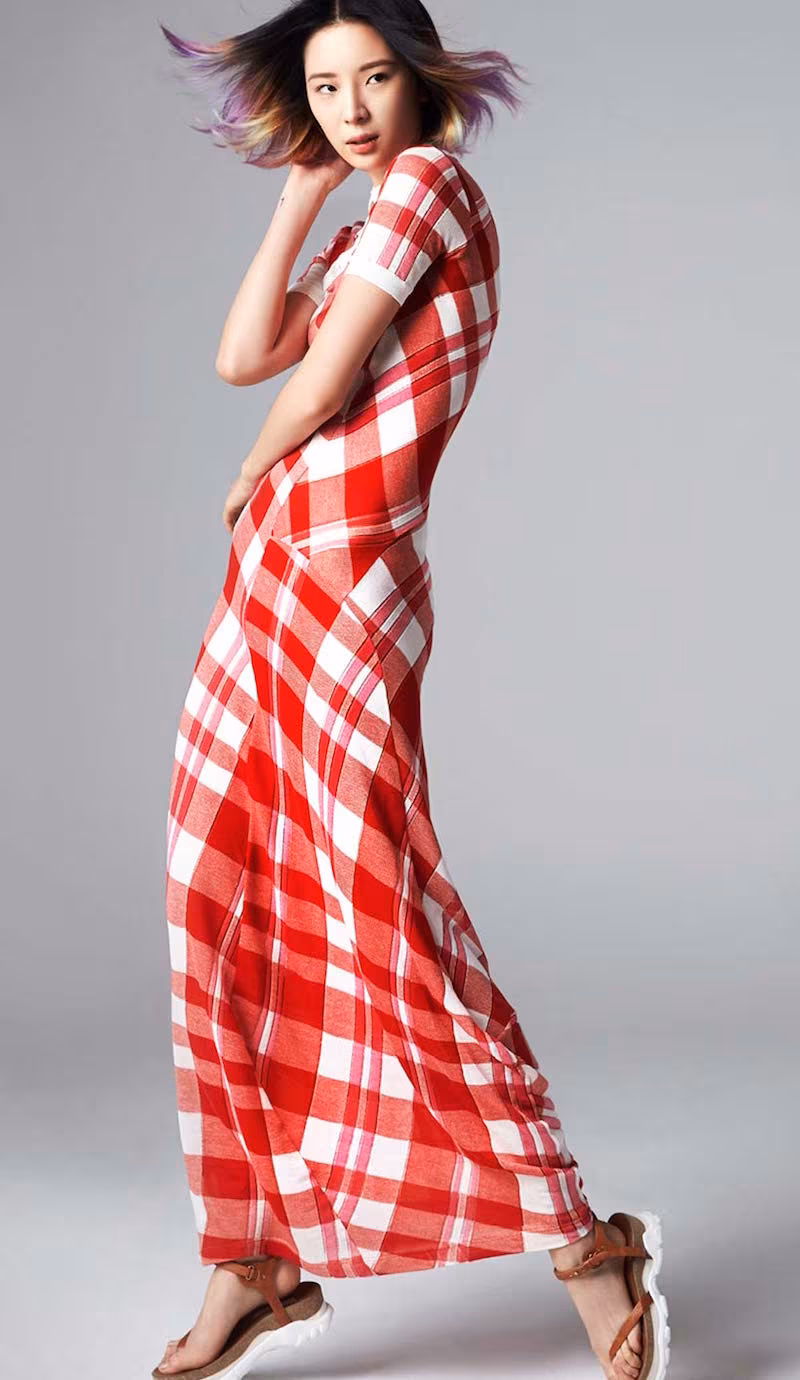 Stella McCartney Stripe Knit Cotton Dress