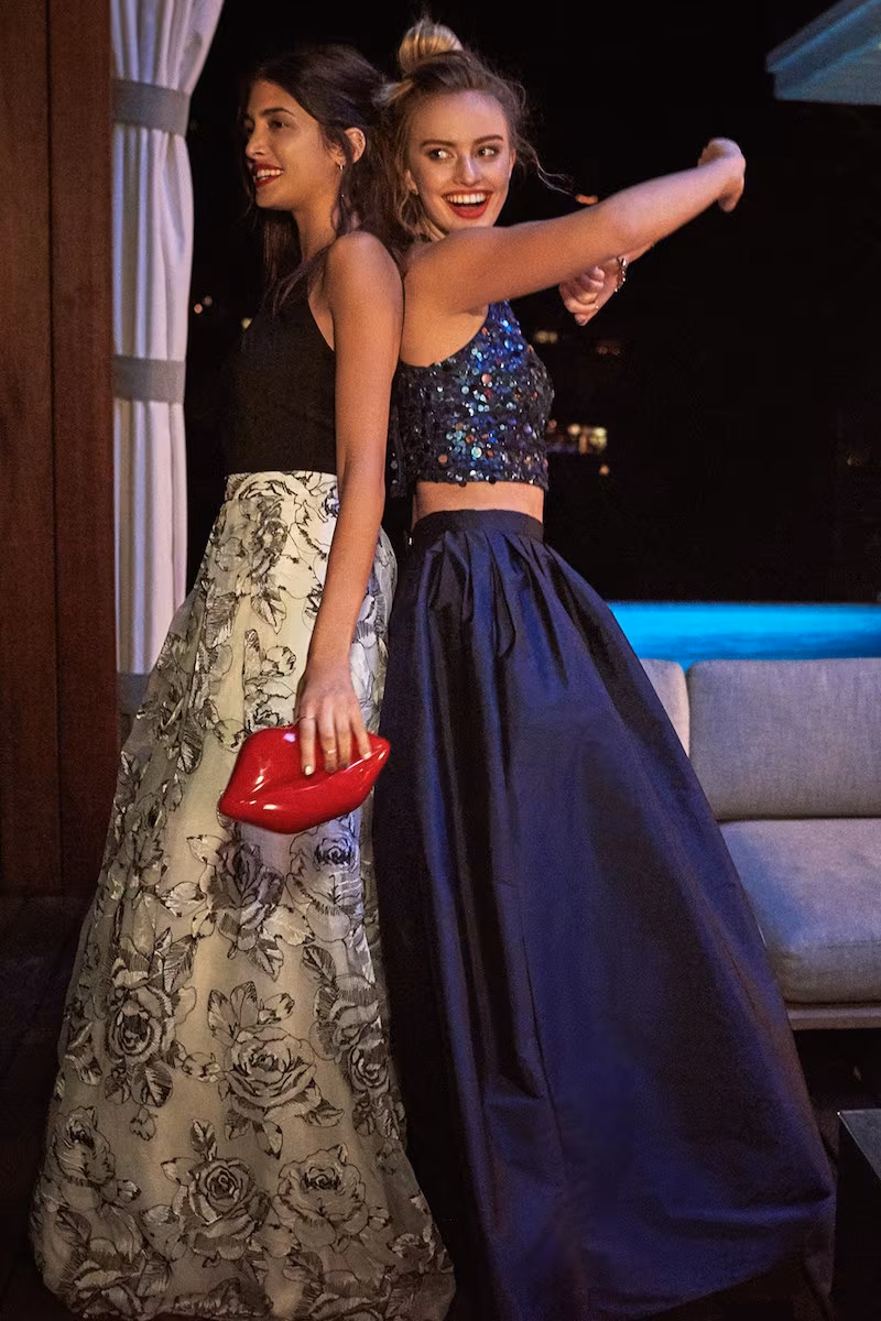 Adrianna Papell Embellished Two-Piece Ballgown_1