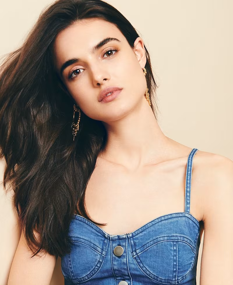 Elizabeth Cole Glowing Hoop Earrings