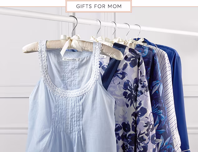 Gifts for Mom Sleepwear feat. Oscar de la Renta at MyHabit