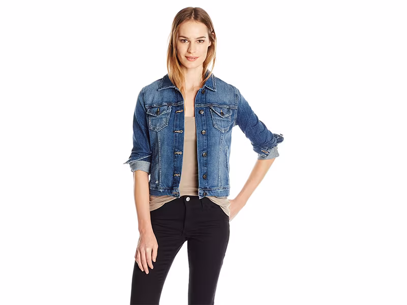 Joe's Jeans Crop Jean Denim Jacket In Myla
