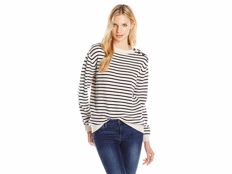 MiH Jeans Vintage Button Breton