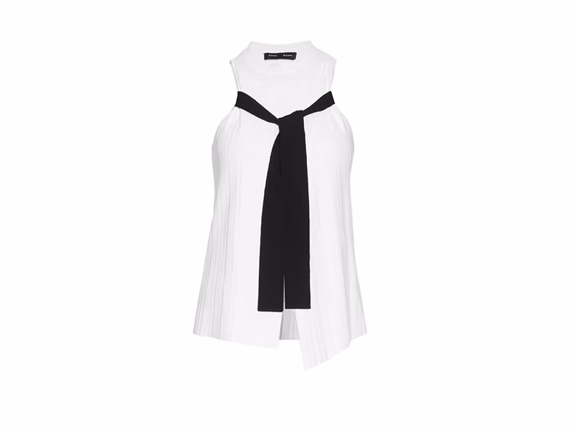 Proenza Schouler Pleated Crepe Top