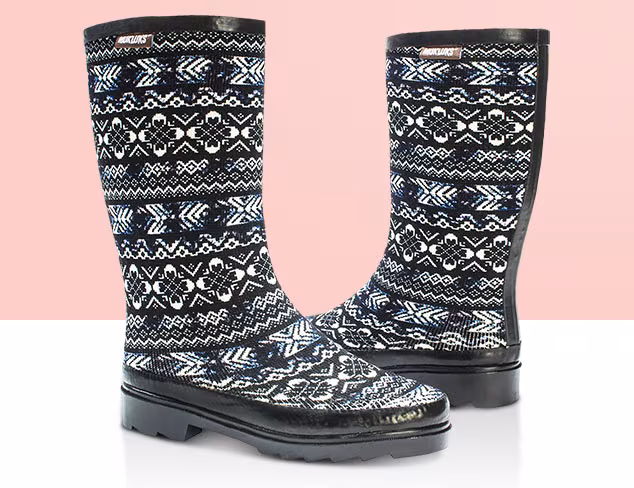 Rainboots feat. Muk Luks at MyHabit