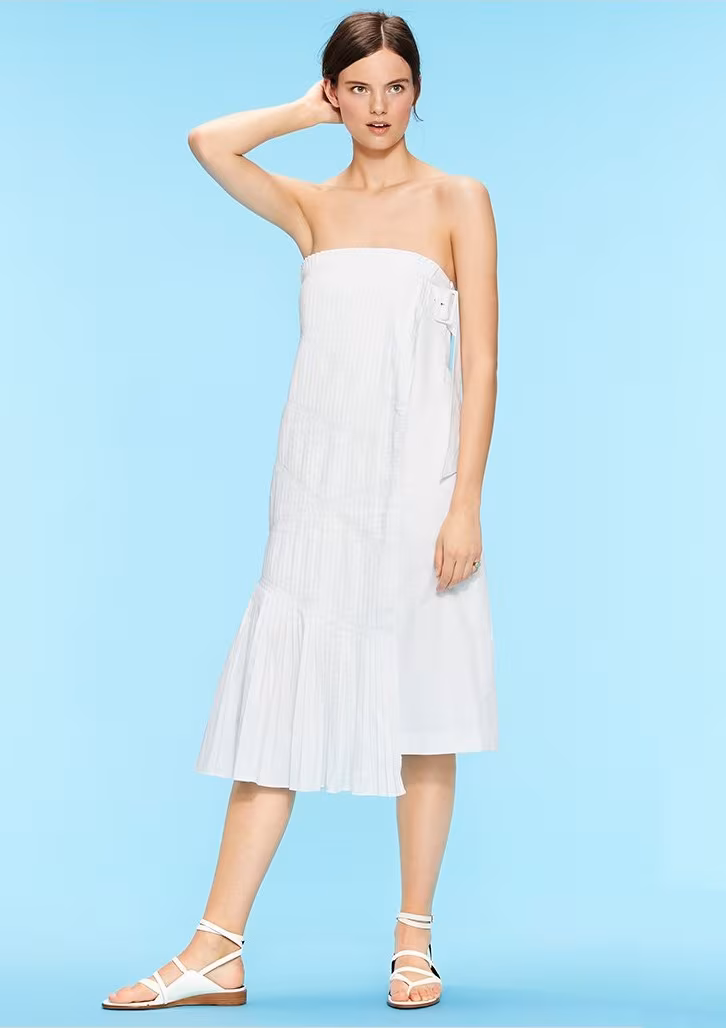 Tibi Manuella Strapless Dress