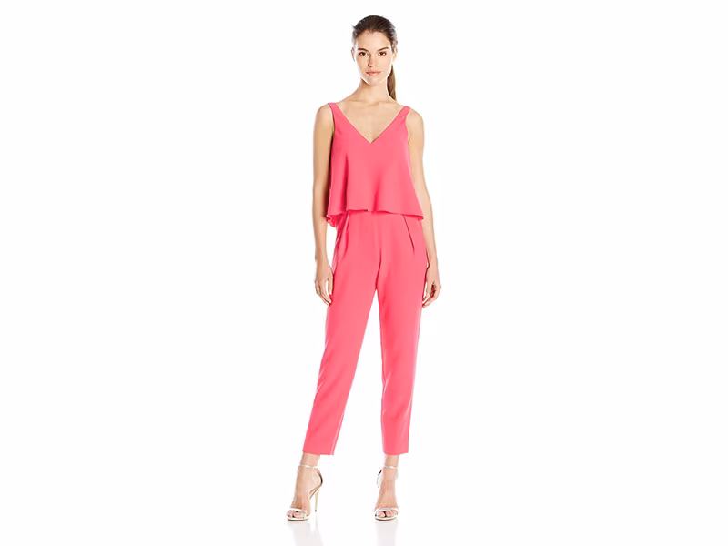 Trina Turk Oceanside Classic Crepe Jumpsuit