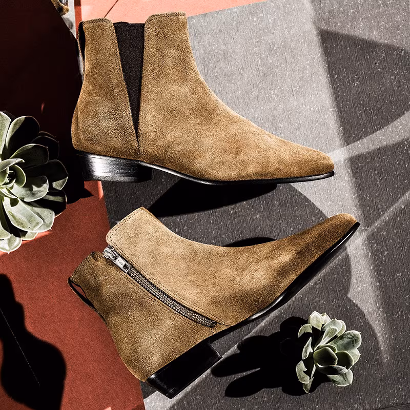 Étoile isabel marant Patsha Calfskin Velvet Boots