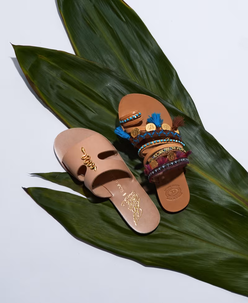 Ancient Greek Sandals X Ilias Lalaounis Estia leather sandals