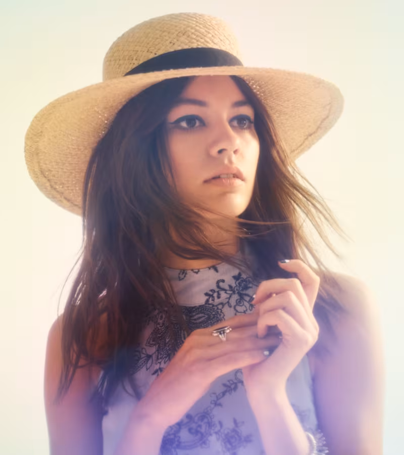 BP. Woven Raffia Boater Hat