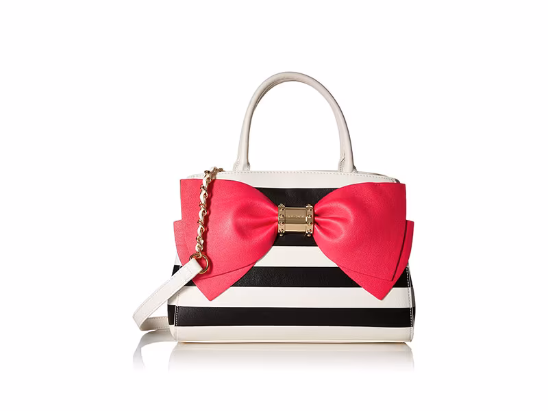 Betsey Johnson Ready Set Bow Satchel Bag