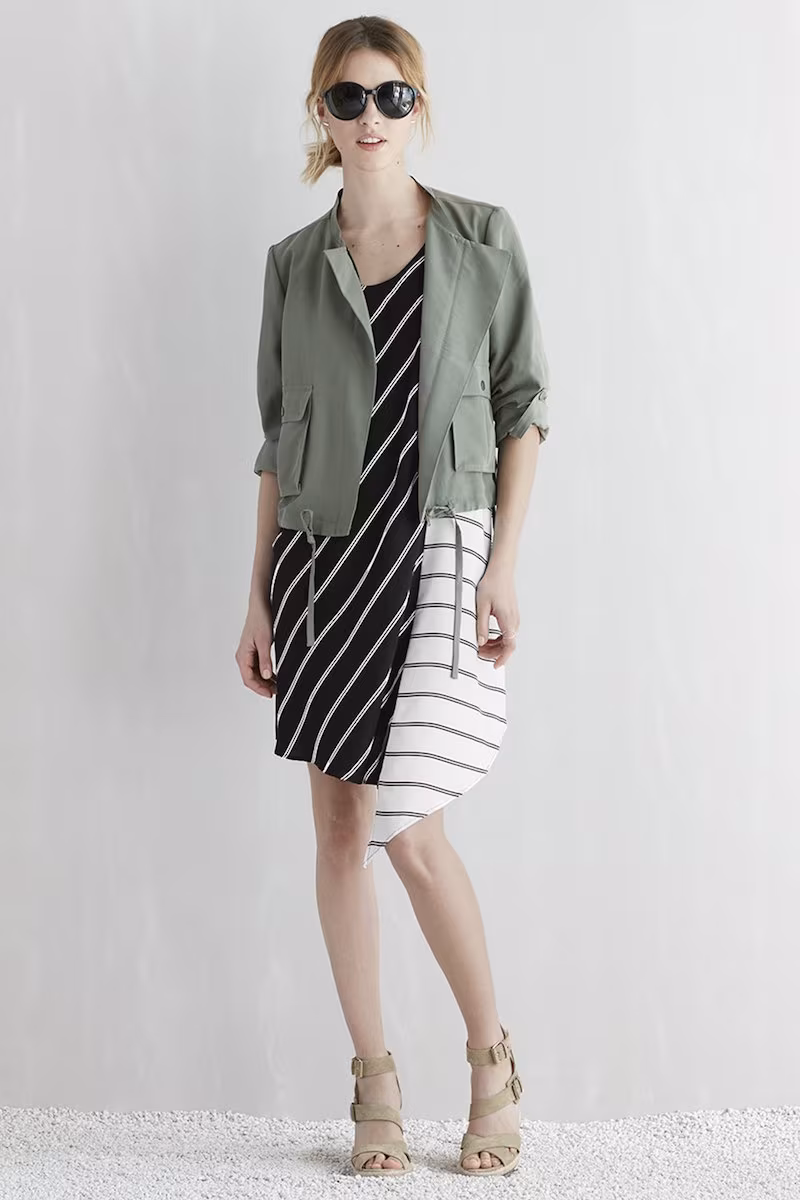 Halogen Asymmetrical Shift Dress