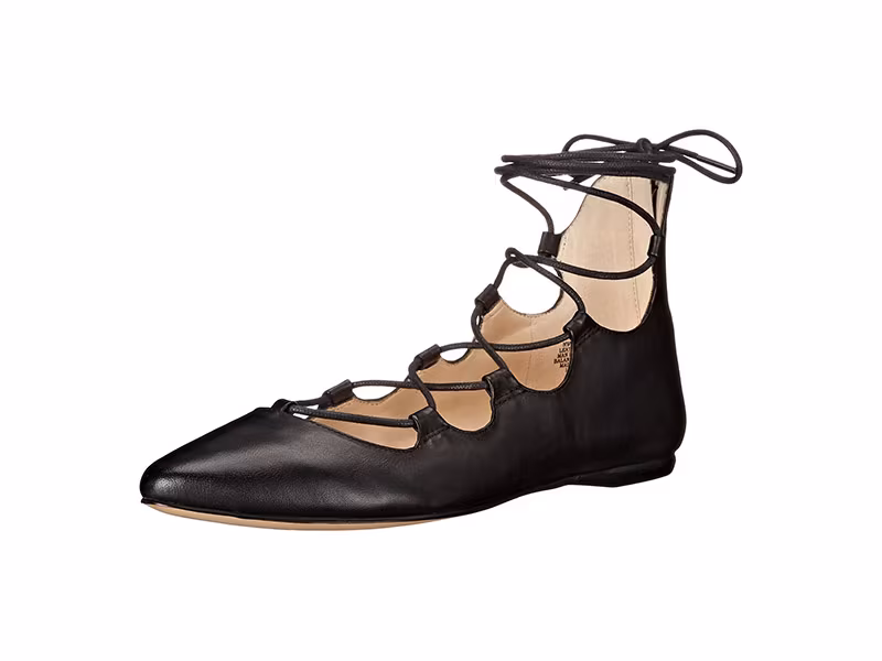 Nine West Signmeup Leather Ballet Flat