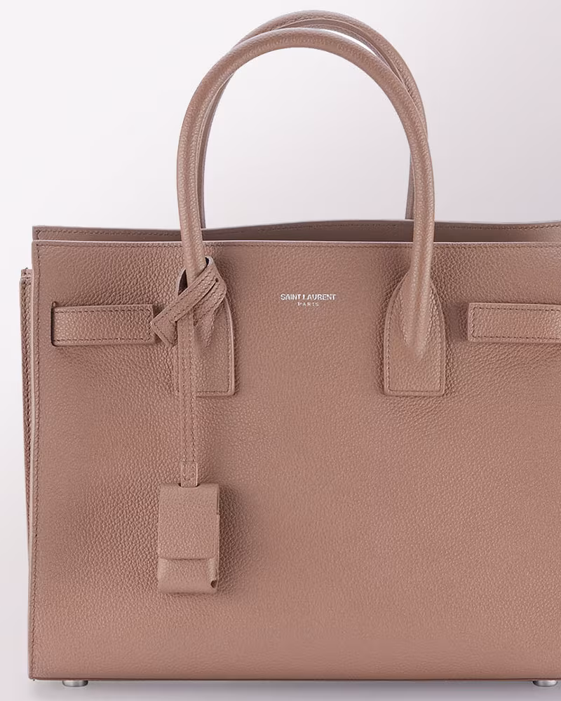 Saint Laurent Sac de Jour Baby Grain Leather Satchel Bag