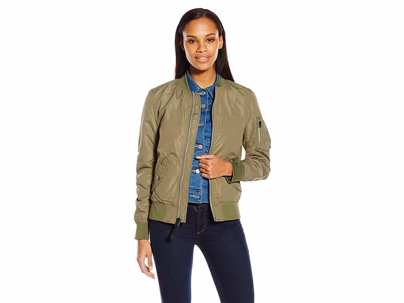 Alpha Industries Scout Lightweight Nylon Bomber Jacket