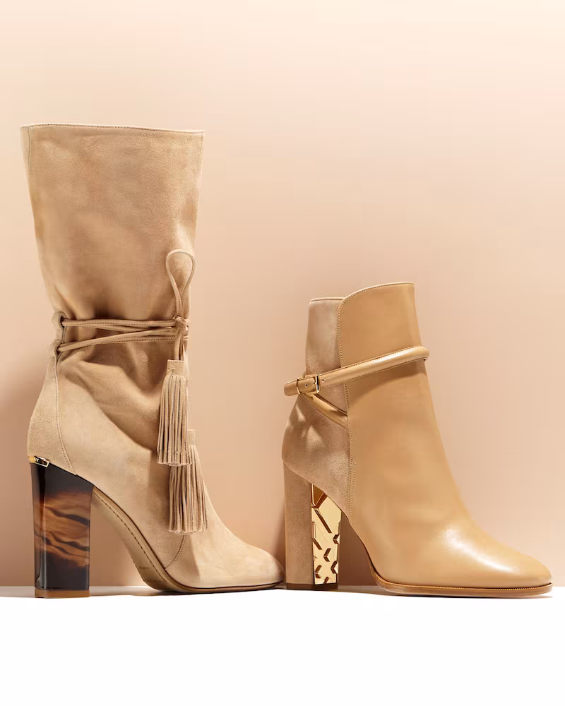 Burberry Winningham Suede Tassel Boot