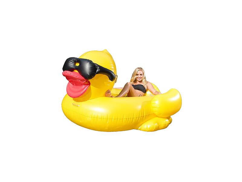 GAME 5000 Giant Inflatable Pool Floating Riding Derby Duck
