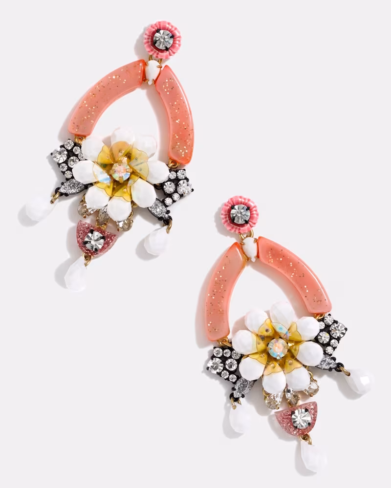 J.Crew Floral Earrings