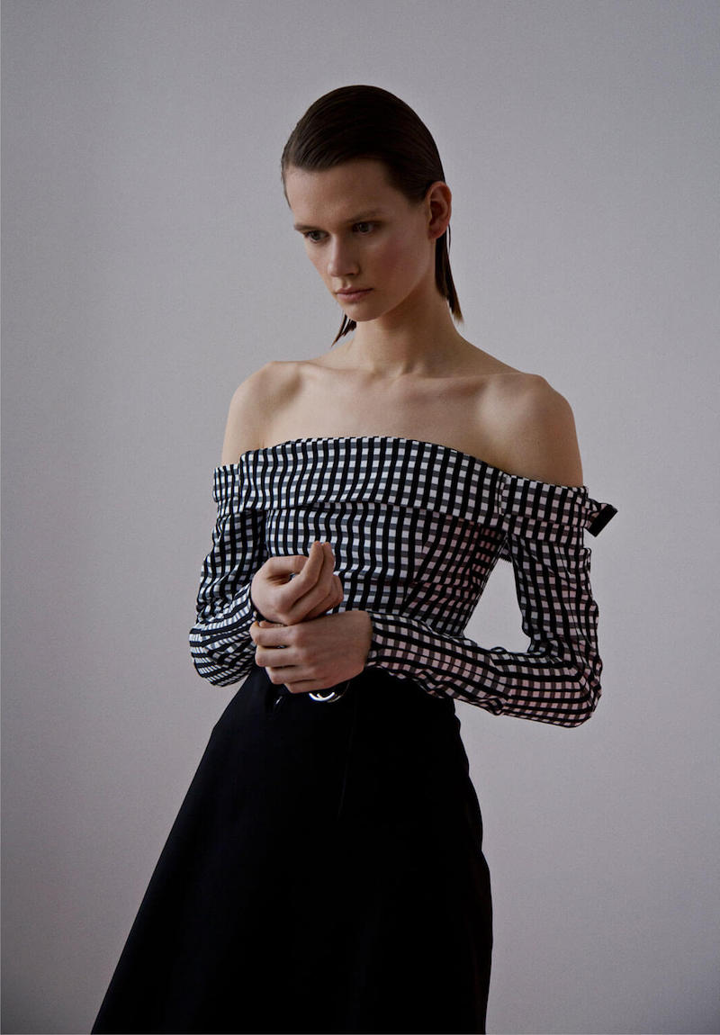 Preen by Thornton Bregazzi Kailey Gingham Cropped Top