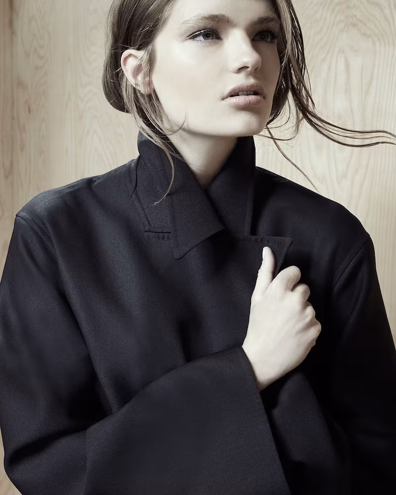 THE ROW Alexander Flounce-Hem Maxi Trench Coat_1