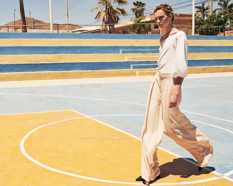 Chloé Pleat-front Wide-leg Trousers